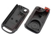 Producto Genérico - Carcasa plegable para telemando de Mercedes 2 track con infrarrojos, 3 botones